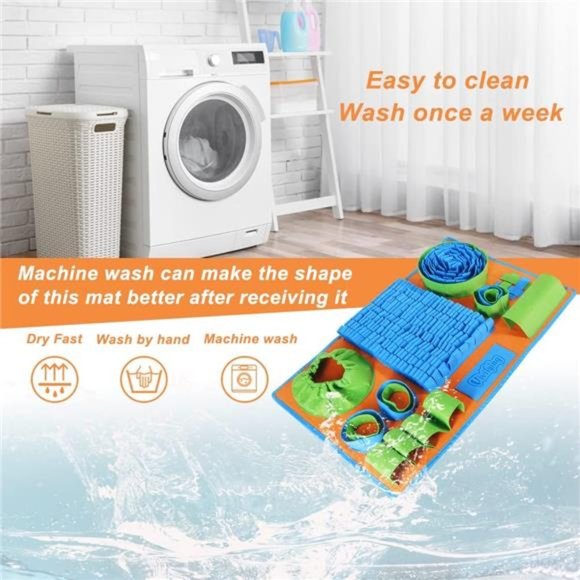 Snuffle Mat for Dogs, Interactive Feeding Game Sniff Mat - Picture 6 of 6